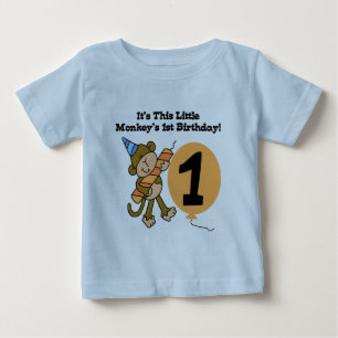 Little Monkey 1st Birthday Tshirts and Gifts