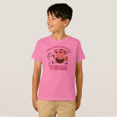 Little Monkey 3rd Birthday Girl T-shirt (Voorkant volledig)