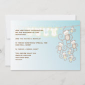 Little Monkey Baby Shower - Uitnodiging (Achterkant)