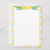 Little Monkey Bananas Oerwoud Boy Birthday Kaart (Achterkant)