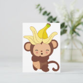 Little Monkey Collectie 108 Briefkaart (Staand voorkant)