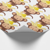 Little Monkey Collectie 108 Cadeaupapier (Hoek)