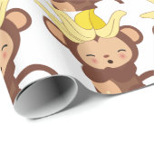 Little Monkey Collectie 108 Cadeaupapier (Rol Hoek)