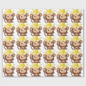 Little Monkey Collectie 119 Cadeaupapier (Vlak)