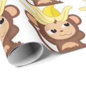 Little Monkey Collectie 119 Cadeaupapier (Rol Hoek)