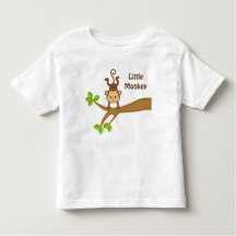 Little Monkey Custom Toddler Fine Jersey T-Shirt