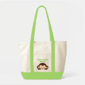 Little Monkey Diaper Bag Canvas tas (Voorkant)