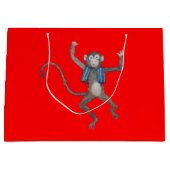 Little Monkey Gift Bag Groot Cadeauzakje (Voorkant)