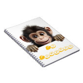 Little Monkey Go Bananas Notitieboek (Rechterzijde)