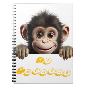 Little Monkey Go Bananas Notitieboek