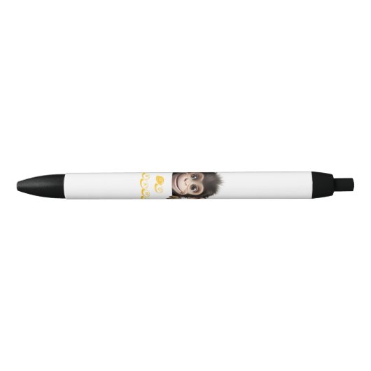 Little Monkey Go Bananas Zwarte Inkt Pen (Voorkant)