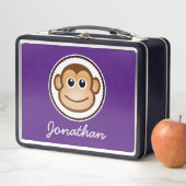 Little Monkey Personalized Child Name Cartoon (In situ)