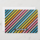 Little Monster 1e foto Verjaardagsfeestuitnodiging Kaart (Achterkant)