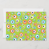 Little Monster 1st Birthday Photo Invitation Kaart (Achterkant)