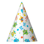 Little Monster 2e verjaardagsfeestje Pet Feesthoedjes (Achterkant)