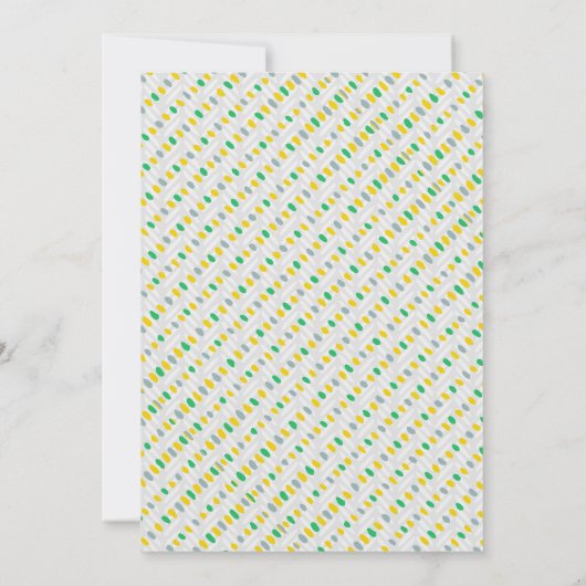 Little Monster 3rd Birthday Kaart (Achterkant)