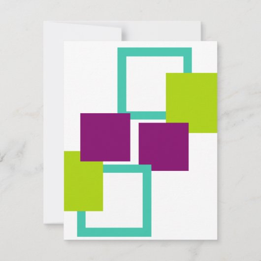 Little Monster Alien Creaters Bedankkaart (Achterkant)