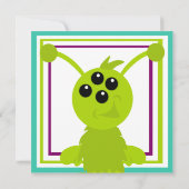 Little Monster Alien Creaters Kaart (Achterkant)