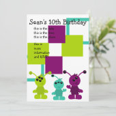 Little Monster Alien Creaters Kaart (Staand voorkant)