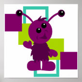 Little Monster Alien Creature Poster (Voorkant)