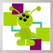 Little Monster Alien Creature Poster (Voorkant)