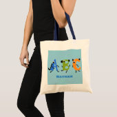 Little Monster Alphabet ABC Tote Bag (Voorkant (product))