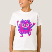 Little Monster Animal Drawing T-shirt (Voorkant)