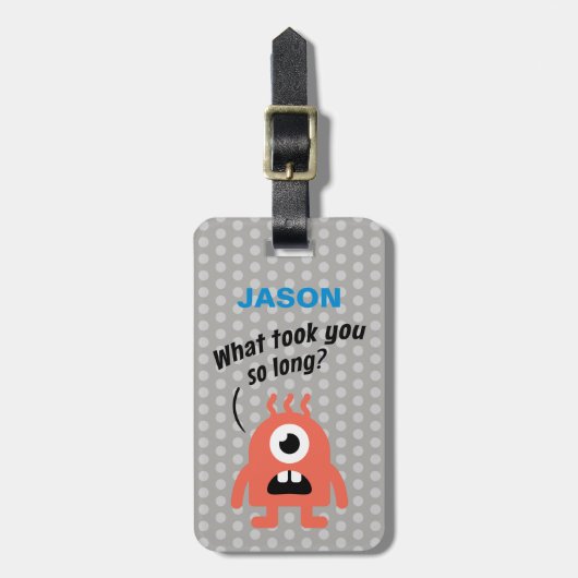 Little Monster () Bagagelabel (Voorkant verticaal)