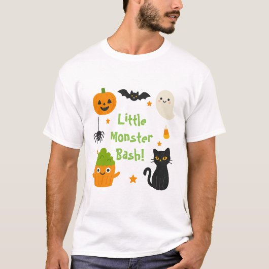 Little Monster Bash Halloween - Schattige Spooky - T-shirt (Voorkant)