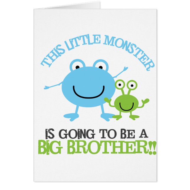 Little Monster Big Brother T-shirt (Voorkant)