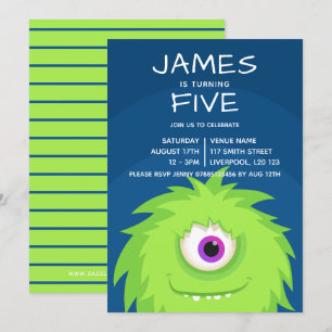 Little Monster Blue Kaart