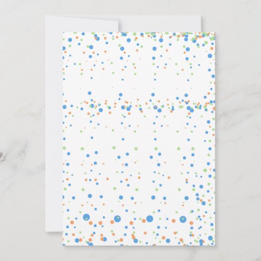 Little Monster Boy eerste verjaardag Monsters Kaart (Achterkant)