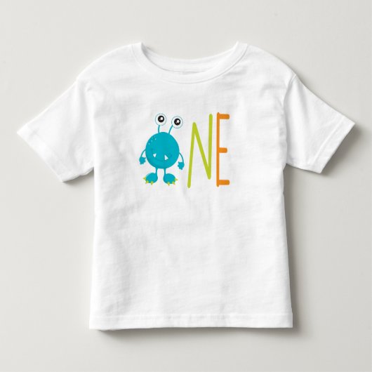 Little Monster Eerste Verjaardag ONE shirt (Voorkant)
