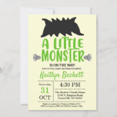 Little Monster Halloween Baby shower Kaart (Voorkant)