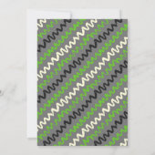 Little Monster Halloween Baby shower Kaart (Achterkant)