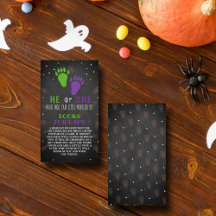 Little Monster Halloween Gender Reveal Party Boek