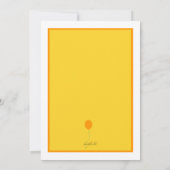 Little Monster Invitation Kaart (Achterkant)