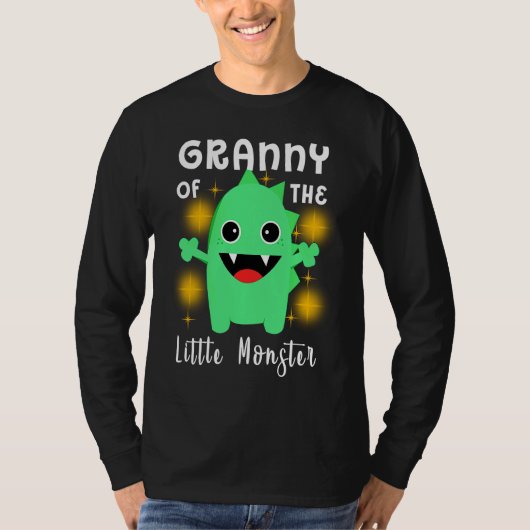 Little Monster Outfit  Granny Of The Little Monste T-shirt (Voorkant)