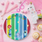 Little Monster Party Papieren Bordje (Feest)