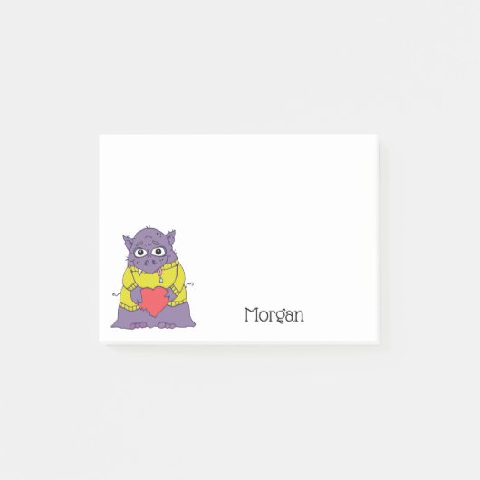 Little Monster persoonlijk Post-it® Notes (Voorkant)