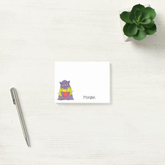 Little Monster persoonlijk Post-it® Notes (Kantoor)