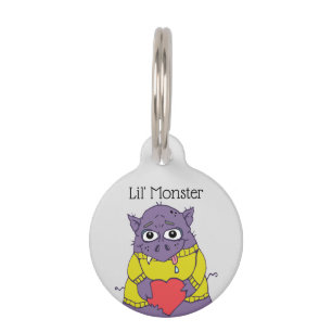 Little Monster Pet ID Tag Huisdierpenning
