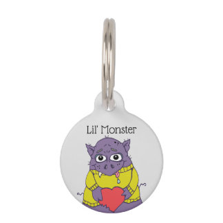 Little Monster Pet ID Tag Huisdierpenning