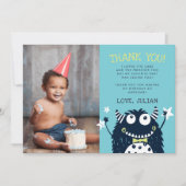 Little Monster | Platte Dankjewelfoto kaart (Voorkant)