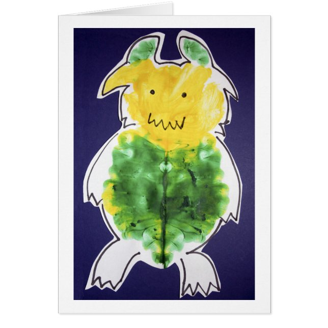 Little Monster - portret sjabloon design (Voorkant)