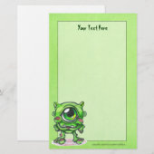 Little Monster Stationery Briefpapier (Voorkant / Achterkant)