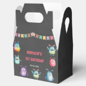 Little Monster Thema Verjaardagsfeestje Favoriete Bedankdoosjes (Geopend)