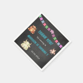 Little Monster thema verjaardagsfeestje Servet (Hoek)