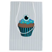 Little Monster themed Birthday Party Guest Favor Medium Cadeauzakje (Achterkant)