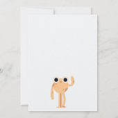 Little Monster Verjaardagsfeest voor alle leeftijd Bedankkaart (Achterkant)